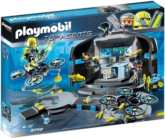 Playmobil 9250 Top Agents Αρχηγείο Dr Drone για 6+ Ετών
