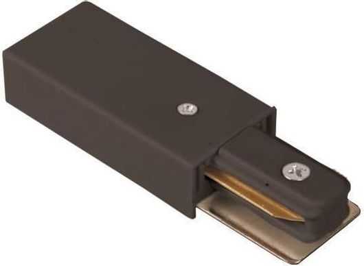 Τροφοδοτικό Ράγας Eurolamp 145-55135 από Αλουμίνιο 2 Καλωδίων 220v Μαύρο