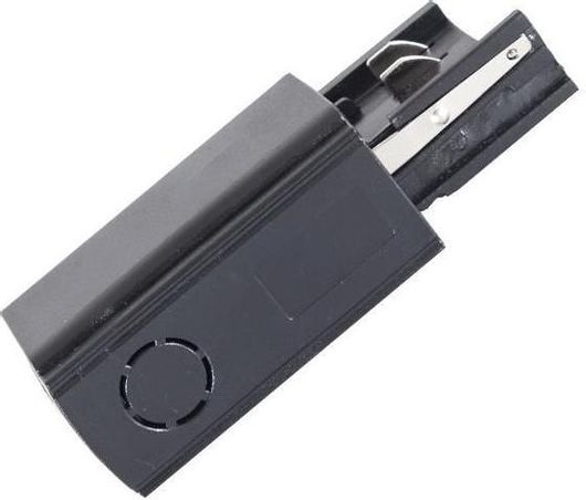 Τροφοδοτικό Ράγας Eurolamp 145-55165 από Αλουμίνιο 4 Καλωδίων 220V Μαύρο