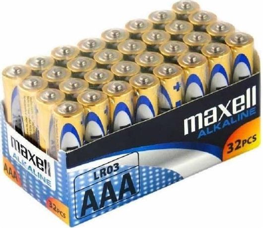 Αλκαλικές Μπαταρίες Maxell AAA 1.5V 32τμχ