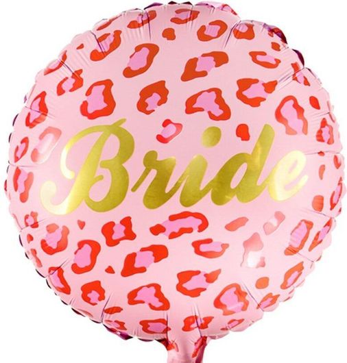 Μπαλόνι 18" Bride Ροζ Λεοπάρ 