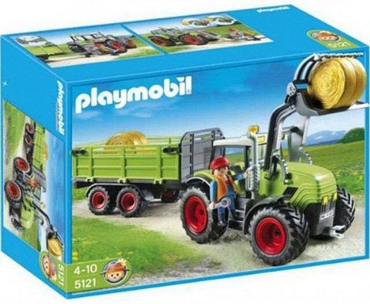 Playmobil Country Τρακτέρ Με Ρυμουλκούμενη Καρότσα για 4+ Ετών #5121