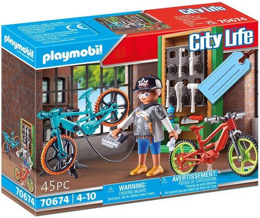Playmobil City Life Συνεργείο Ποδηλάτων για 4-10 ετών