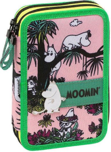 Graffiti Moomin Κασετίνα Γεμάτη με 2 Θήκες Πολύχρωμη