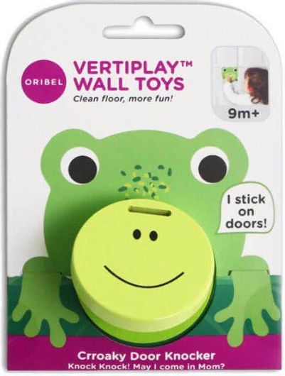 Μουσικό Παιχνίδι Ξύλινη Κλακέτα Βάτραχος Oribel 10.4x10.7cm για 9+ Μηνών