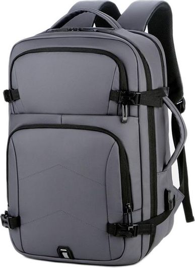 Τσάντα Πλάτης για Laptop Playbags Collection PS2032 15.6" Αδιάβροχο 23lt Γκρι