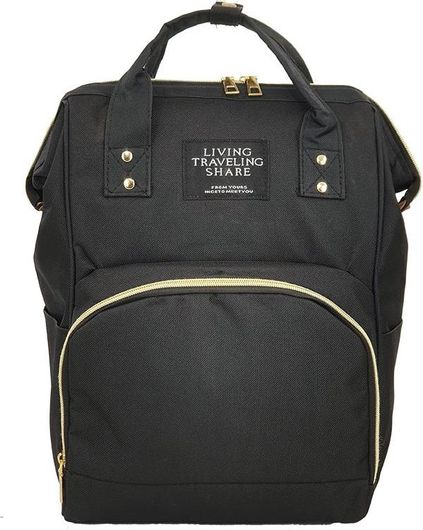 Τσάντα Πλάτης Αλλαξιέρα Playbags Collection L1600 Μαύρο