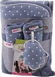 Κάλυμμα Καροτσιού Minene με Επωμίδες Jersey Mπλε