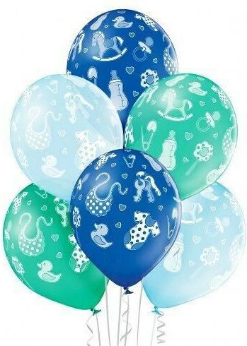 Σετ Μπαλόνια Baby Shower Boy 6τμχ
