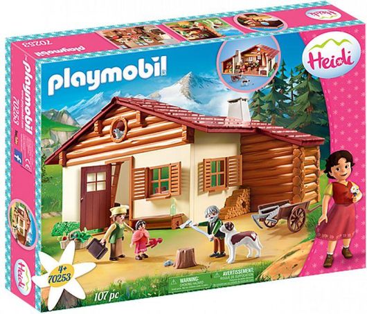 Playmobil 70253 Heidi Η Χάιντι με τον Παππού της στην Καλύβα τους για 4+ Ετών