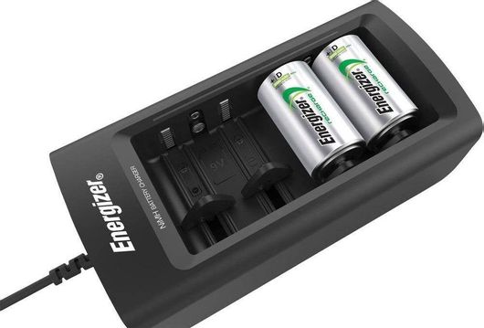 Φορτιστής Energizer ACCU Recharge Universal 4 Μπαταριών Ni-MH Μεγέθους AA/AAA/9V/D
