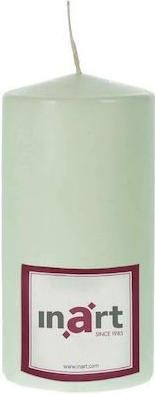 Κερί Inart Παραφίνης 7x14cm Βεραμάν