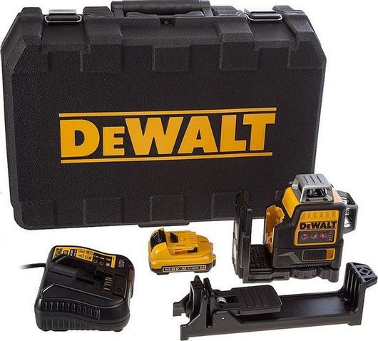 Λέιζερ DeWalt DCE089D1G Αυτορυθμιζόμενο 3x360o 10.8V LI-ION Σταυρού Γραμμής Πράσινο