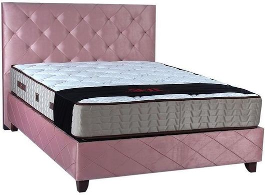 Κρεβάτι Artekko Υπέρδιπλο Μπαμπού 160x200cm Ροζ