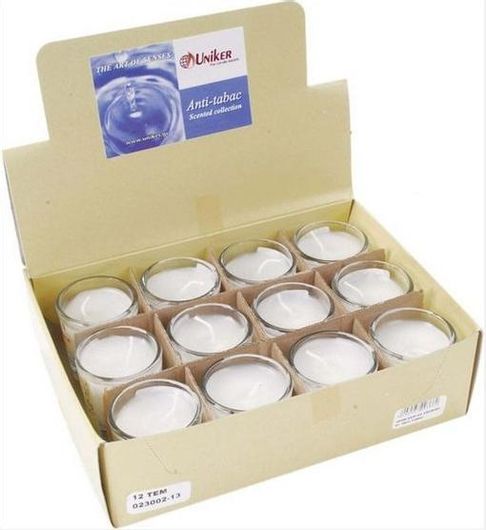 Κερί σε Βάζο Uniker με Άρωμα Antitabaco