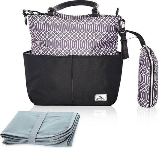 Τσάντα - Αλλαξιέρα Lorelli Laura 10040240002 60x12x43cm Μαύρο