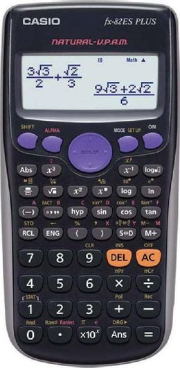 Αριθμομηχανή Casio FX-82ES PLUS Επιστημονικό Μαύρο