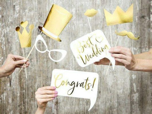 Wedding Photobooth KNP30 Props 10τμχ