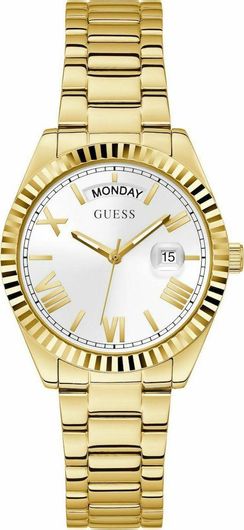 Γυναικείο Ρολόι Guess Gw0308l2 Luna Stainless Steel Μπρασελέ Χρυσό Χρυσό
