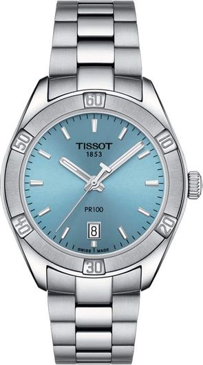 Γυναικείο Ρολόι Tissot T1019101135100 Pr100 Lady Sport Chic Stainless Steel Μπρασελέ Ασημί