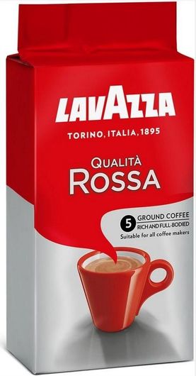 Καφές Espresso Lavazza Rossa Αλεσμένος 250gr