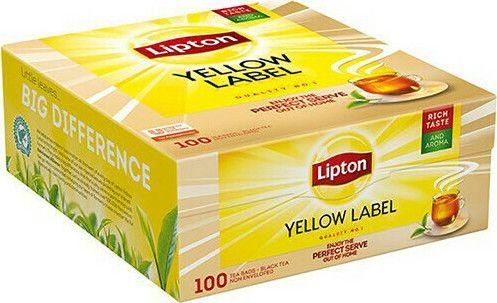 Μαύρο Τσάι Lipton Yellow Label 100 Φακελάκια