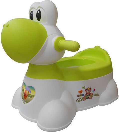 Παιδικό Γιογιό Snainter Ζωάκι με Τιμόνι & Μουσική Πράσινο