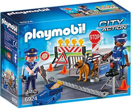Playmobil City Action Οδόφραγμα Αστυνομίας για 4+ Ετών