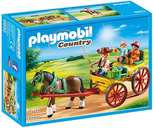Playmobil Country Άμαξα με Οδηγό & Παιδάκια για 5+ Ετών