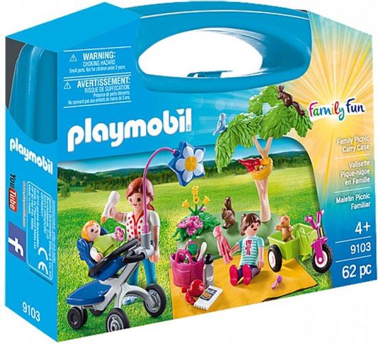 Playmobil Family Fun Maxi Βαλιτσάκι Πικ νικ στην Εξοχή για 4+ Ετών