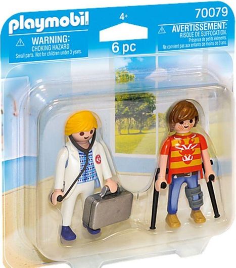 Playmobil City Life Γιατρός & Ασθενής για 4+ Ετών