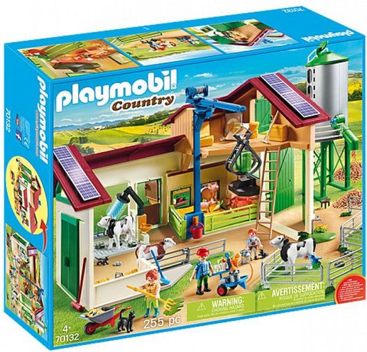 Playmobil Country Μεγάλη Φάρμα με Ζώα & Σιλό για 4+ Ετών