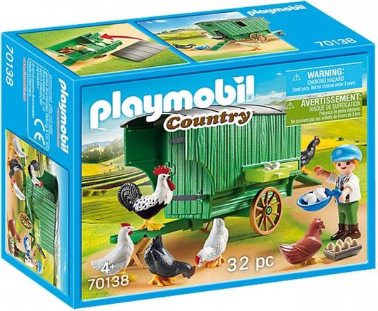 Playmobil Country Κοτέτσι με Ρόδες για 4+ Ετών