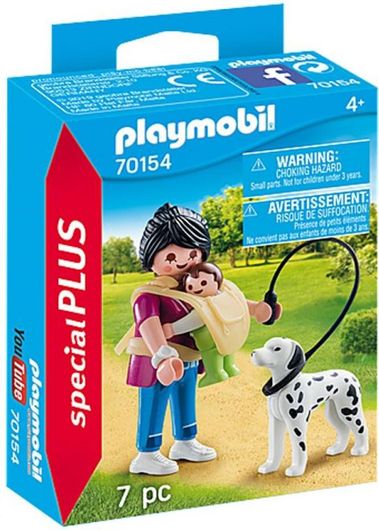 Playmobil City Life Μαμά με Μωράκι & Σκυλάκι Δαλματίας για 4+ Ετών