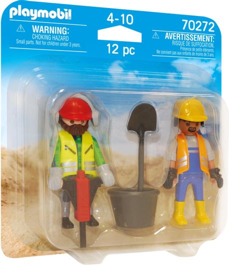 Playmobil City Action Duo Pack Εργάτες Οικοδομών για 4+ Ετών