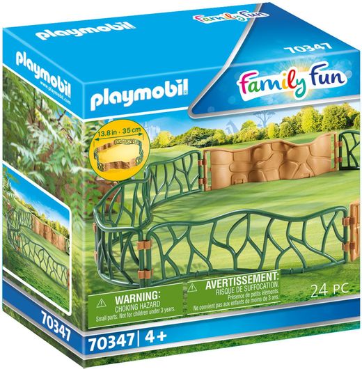 Playmobil Family Fun Περίφραξη Ζωολογικού Κήπου για 4+ Ετών #70347
