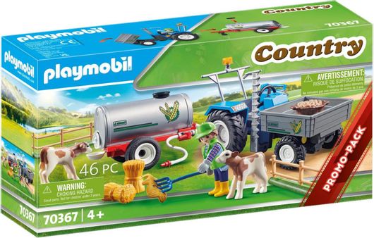 Playmobil Country Μεγάλο Τρακτέρ με Βυτίο Νερού για 4+ Ετών #70367