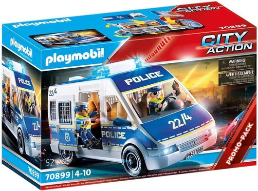 Playmobil City Action Αστυνομικό Λεωφορείο με Φώτα & Ηχο για 4+ Ετών