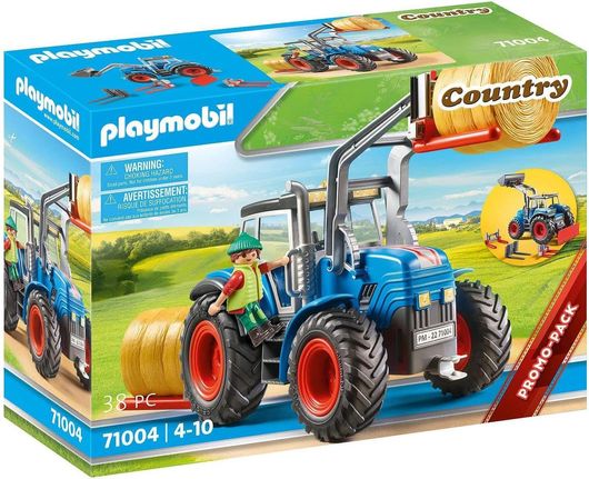 Playmobil Country Μεγάλο Τρακτέρ με Εξαρτήματα για 4+ Ετών #71004