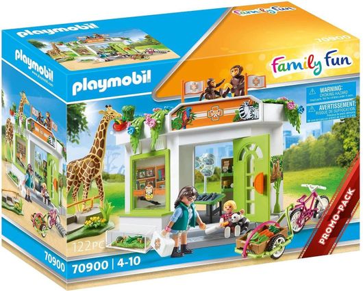 Playmobil Family Fun Κτηνιατρείο Ζωολογικού Κήπου για 4+ Ετών