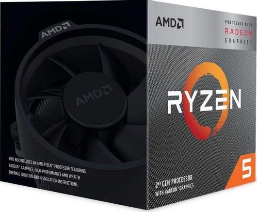 Επεξεργαστής AMD Ryzen 5 3400G 3.7GHz 4 Πυρήνων για Socket AM4 με Ψύκτρα