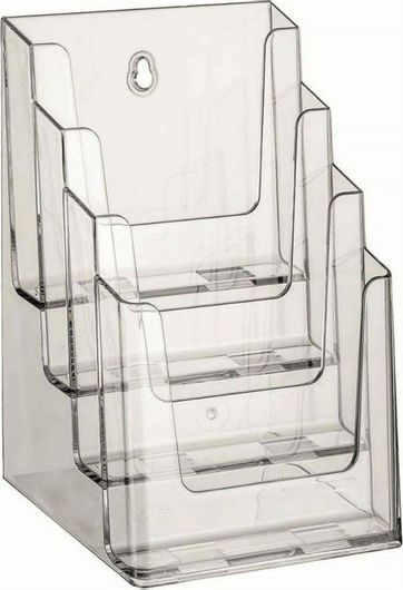 Στάντ Εντύπων Exas 37501 Ακρυλικό Α5 Τεσάρων Θέσεων για Έντυπα 