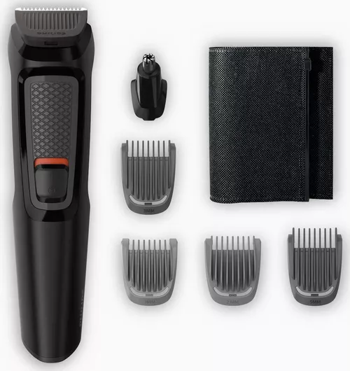 Philips Multigroom Series 3000 Σετ Επαναφορτιζόμενης Κουρευτικής Μηχανής Μαύρο MG3710/15