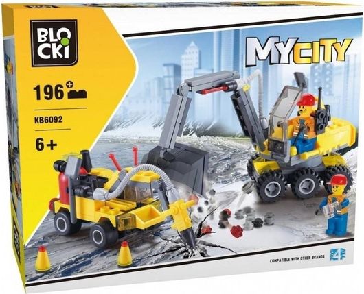 Οχήματα Κατασκευής Blocki My City 196τμχ για 6+ Ετών