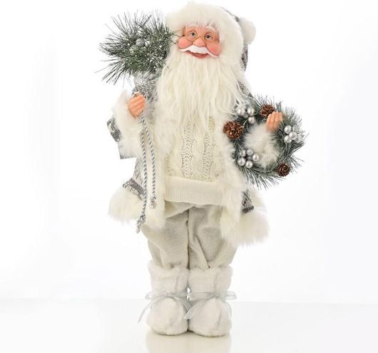 Χριστουγεννιάτικο Διακοσμητικό Άγιος Βασίλης Aca X129004 Υφασμάτινο 90cm