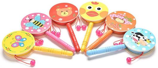 Μουσικό Πιαχνίδι Κρόταλα για 3+ Ετών Τυχαία Επιλογή Χρώματος