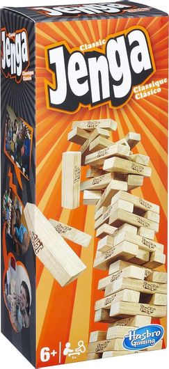 Επιτραπέζιο Παιχνίδι Hasbro Eπιτραπέζιο Jenga Κλασικό για 6+ Ετών