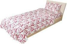 Σεντόνι Ολυμπιακός Μονό με Μαξιλαροθήκη