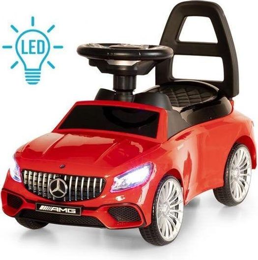 Περπατούρα Αυτοκινητάκι Ride On Mercedes 69x29.5x40cm Κόκκινο για 18+ Μηνών