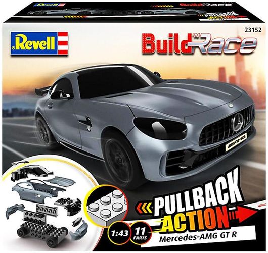 Τουβλάκια Revell Build 'n Race Mercedes-AMG GT R Πλαστικό 11τμχ για 4+ Ετών Γκρι